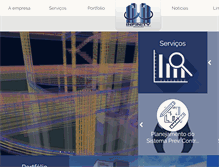 Tablet Screenshot of infinityengenharia.com